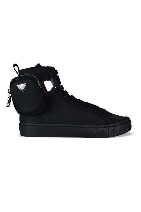 prada snickers|Prada designer high top sneakers.